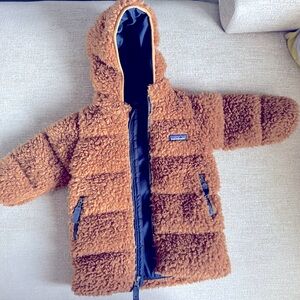 Patagonia Kids Recycled Rare Hi Loft Parka Umber (Brown)
 #winterjacket